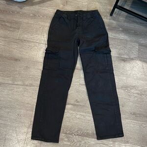 Black cargo pants